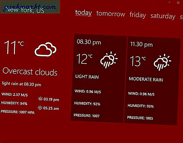 5 besten Wetter-Apps für Windows 10