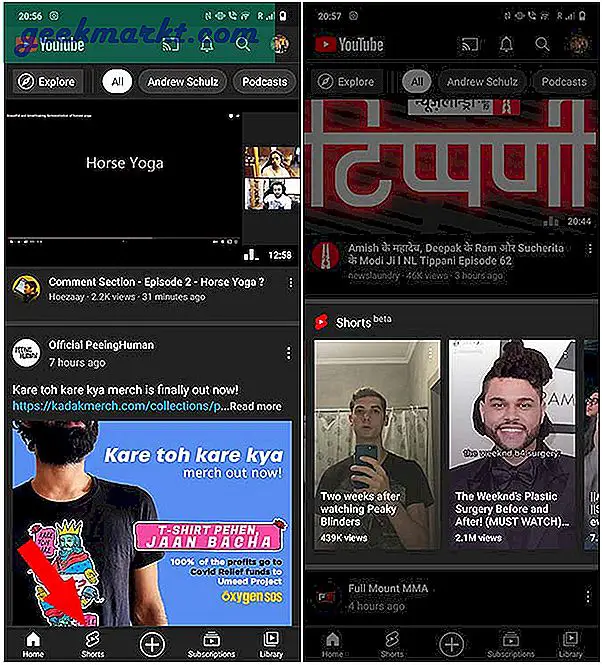 So beheben Sie, dass YouTube-Shorts in der YouTube-App nicht angezeigt werden
