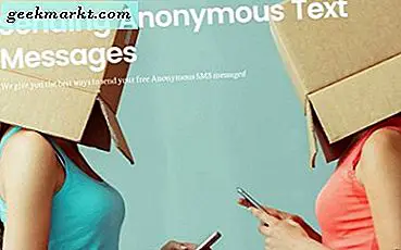 Wie man einen anonymen Text sendet