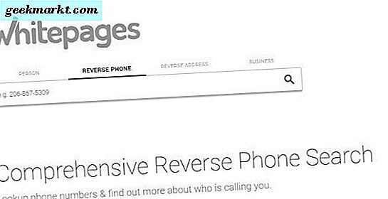 white pages reverse lookup cell phone