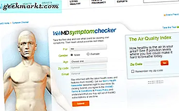 Diagnose deg selv hjemmefra med WebMD Symptom Checker