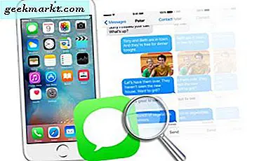Hoe door tekstberichten op de iPhone te zoeken