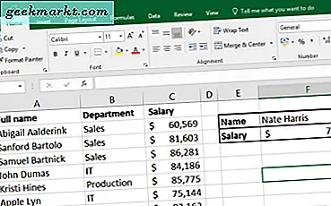 Cách sử dụng VLOOKUP trong Excel