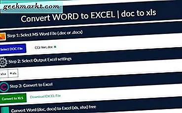 Bagaimana Mengkonversi Word ke Excel