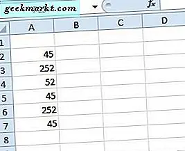 วิธีการนับซ้ำกันใน Excel Spreadsheets