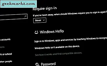 Hoe wachtwoordbeveiliging verwijderen in Windows 10