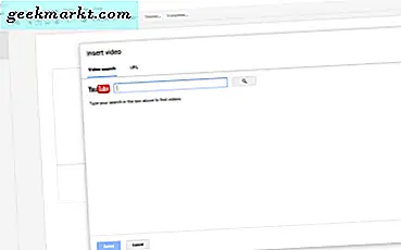 Sådan integreres en YouTube-video i en Google Dokumenter